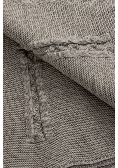 Trenza Vizon Çift Kişilik Battaniye 200x220 15035 Vizon