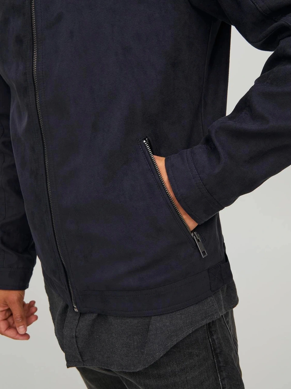 Jack & Jones Jack&jones 12147218 Erkek Mont - Siyah Nubuk Sıyah Nubuk