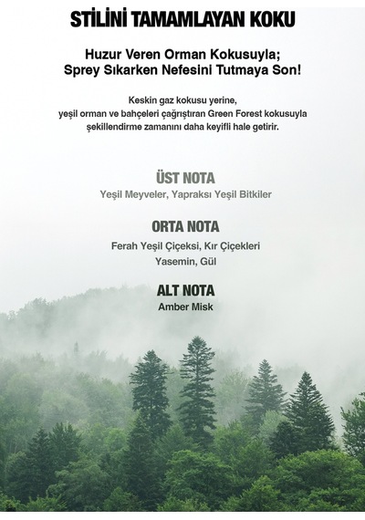 Mat Bitişli Hacim Sunan Ultra Güçlü Saç Sabitleyici Sprey Dashu Formen Bamboo Forest Mega Hard Spray