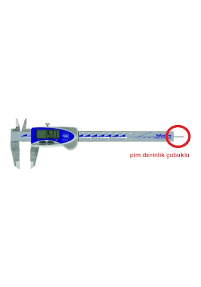 Tesa Dijital Kumpas 150Mm Mıl Çubuklu
