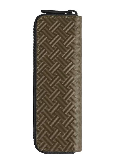 Montblanc Extreme Deri Fermuarlı 1li Kalemlik 221450 Haki