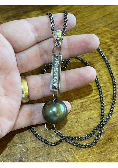 Unısex Çelik Kolye 41 Cm Renkli