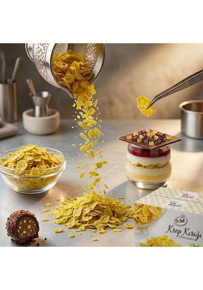 Krep Kırığı Limonlu 1 Kg Pastacılık Ve Tatlı Süsleme Ürünü