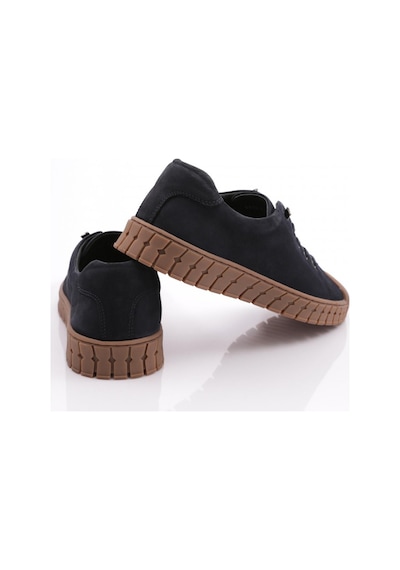 Dgn 9870 Erkek Kapali Bağcikli Sneaker Ayakkabi 9870-2505-R15293 Lacivert