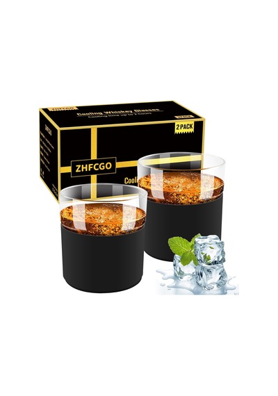 Gerek Yok Buz Viski Bardakları Seti 2pcs-dondurulmuş Jel Bardaklar 9.5oz Erkekler/baba Hediyeleri İçin Emeklilik Hedi