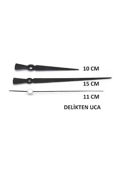 5 Adet Duvar Saati Mekanizması , Askısız , Şaft Uzunluğu 16 Mm , (523572294)