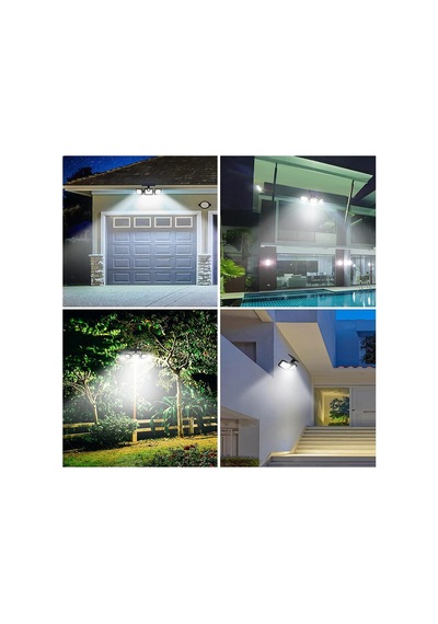 Güneş Enerjili Hareket Sensörlü, 3 Taraflı 171 Cob Led Aydınlatma/gt-sl15