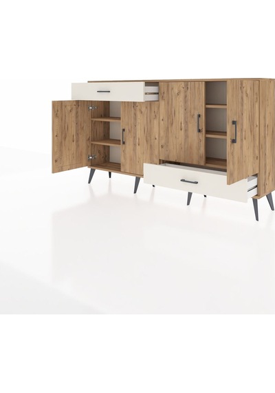 Arges Konsol 5 Raflı 2 Çekmeceli 4 Kapaklı 176x30x99 Çam-çam/ayta Çam-çam/aytaşı Arges Konsol 5 Raflı 2 Çekmeceli 4 Kapaklı 176x30x99 Çam-çam/ayta Çam-çam/aytaşı