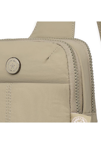 Smart Bags Mikro Poly Kumaş Kadın Bodybag Postacı Çantası 3337 Vizon