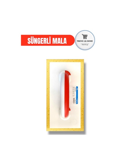 180 Süngerli Mala 160mm X 300mm İnce Sıva Yüzey Perdahı, Fayans Derz Dolgu Ve Temizleme Malası
