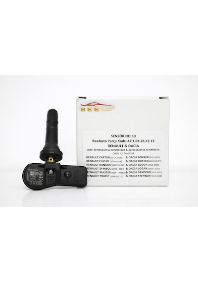 Renault & Dacia Grubu Araçlarla Uyumlu Lastik Basınç Sensörü Oem:407005642r / 407009322r 407001628r / 407009987r 1 ADET