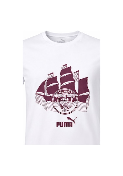 Puma Manchester Cıty Unısex Çocuk T-shırt 777779-57 BEYAZ