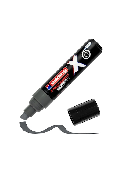 Edding 6900 X Multi Marker 2-10mm Kesik Uç 2'li Set - Gri / 4-690