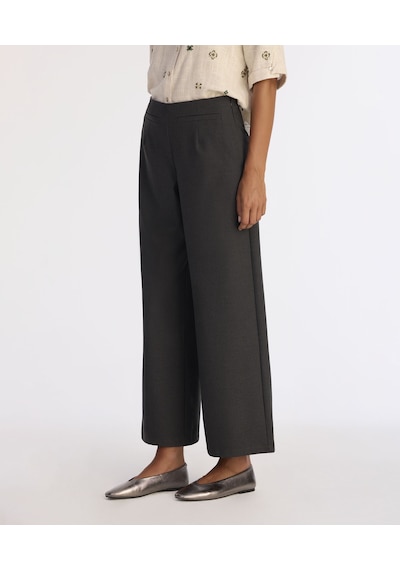Yargıcı Wide Leg Yüksek Bel Pantolon 25kkpn3026x 059 Gri