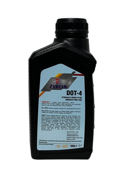 Zyron Dot-4 Fren Yağı 500 G