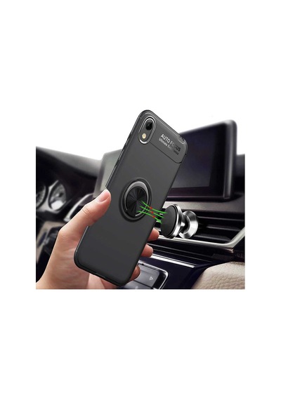 Huawei Y5 2019 Kılıf Zore Ravel Silikon Kapak Siyah