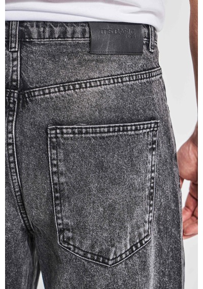 Itsbasic Erkek Koyu Füme Renk 4w5-14 Tt25 Relaxed Baggy Fit İç Boy 80cm Rahat Kesim %100 Koton Denim Jean Itsbasic Erkek Koyu Füme Renk 4w5-14 Tt25 Relaxed Baggy Fit İç Boy 80cm Rahat Kesim %100 Koton Denim Jean