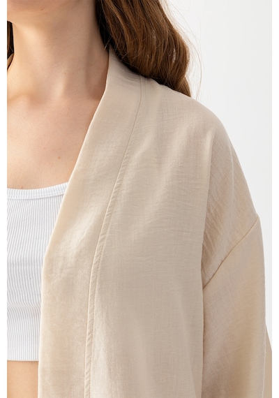 Zen Elegance Kadın Kimono Takım - Geniş Paça Keten Dokulu Alt Üst Yazlık Kadın Takım Bej Zen Elegance Kadın Kimono Takım - Geniş Paça Keten Dokulu Alt Üst Yazlık Kadın Takım Bej