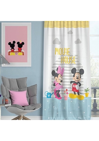 Taç Disney Minnie&mickey Tekli Fon Perde 000000001000041881 Çok Renkli