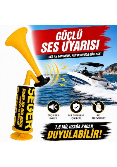 Seger 80th,Pompalı El Kornası Maç, Müsabaka, Parti, Düğün Kutlaması, Kampçı, Tekne, İmdat Çağrısı, Korna