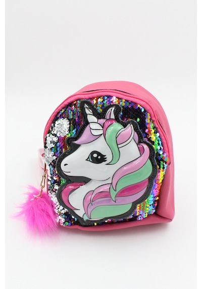 Chantaky 039 3001 Unicorn Pembe Payet Çocuk Sırt Çantası Pembe