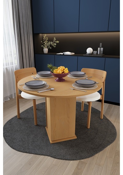 Modern Dolaplı 4 Kişilik Mutfak Yemek Masası %100 Mdf Mutfak Yemek Odası Masası Ym04 Karına