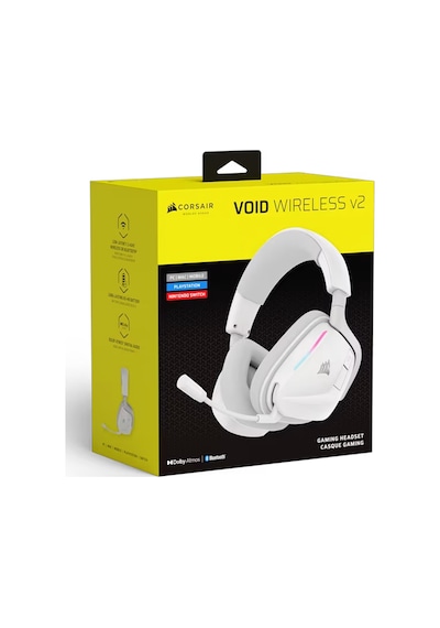 Corsaır Void Wireless V2 Rgb Beyaz Kablosuz Gaming Kulaklik