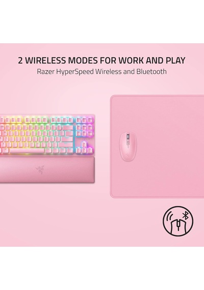 Orochi V2-950 Saate Kadar Pil Ömrüne Sahip Mobil Kablosuz Oyun Mouse'u Ultra Hafif Tasarım, Hyperspeed Kablosuz Ve Bluetooth, 2. Nesil Mekanik Mouse Anahtarları Pembe Orochi V2-950 Saate Kadar Pil Ömrüne Sahip Mobil Kablosuz Oyun Mouse'u Ultra Hafif Tasarım, Hyperspeed Kablosuz Ve Bluetooth, 2. Nesil Mekanik Mouse Anahtarları Pembe