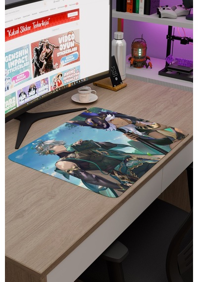 Alhaitham Genshin Impact Anime Gacha V4 - 48x40 Xl Gaming Mouse Pad Fare Altlığı