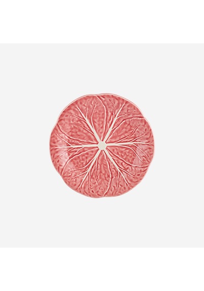 Pembe Seramik Pasta Tabağı 19 Cm