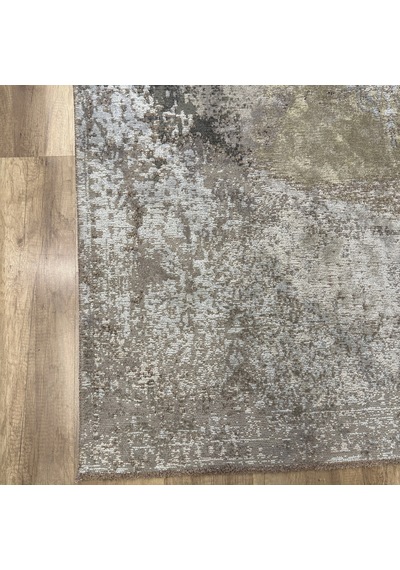 Hoom Rugs Arkaik Plz 06 Antrasit Etnik Renkli Vintage Makine Halısı Çok Renkli