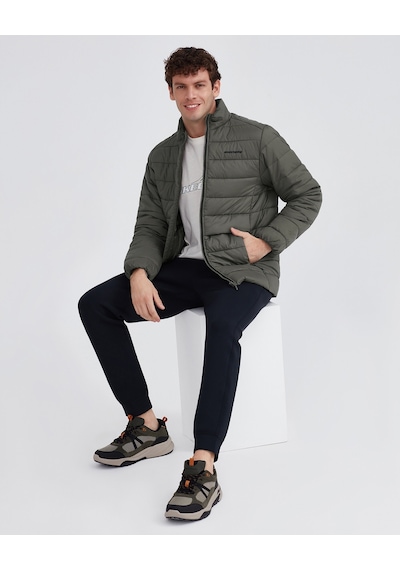 Skechers M Outerwear Padded Jacket Erkek Olive Mont S231242-308 Yeşil