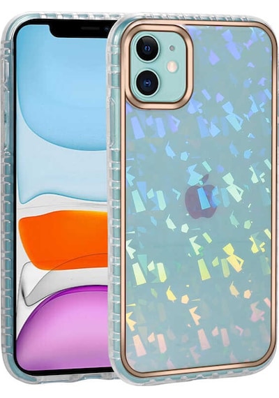 Apple Uyumlu iPhone 11 Desenli Parlayan Transparan Avva Kılıf no1 NO1 No1