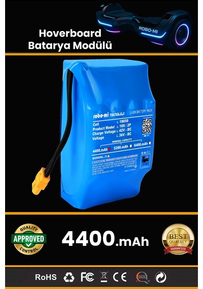 Hoverboard 4400mAh Elektrikli Kaykay Bataryası