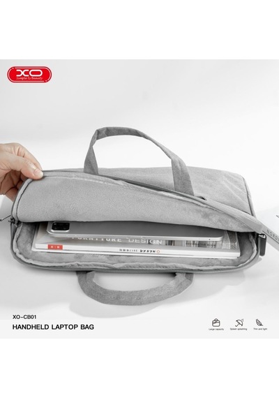 Cb01 Taşınabilir Laptop Uyumlu Çanta - Portatif Notebook Çantası Gri