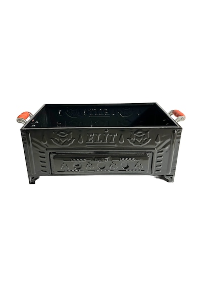 Cemre E1 Model Kömürlü Emaye Mangal İzgaralı Inox