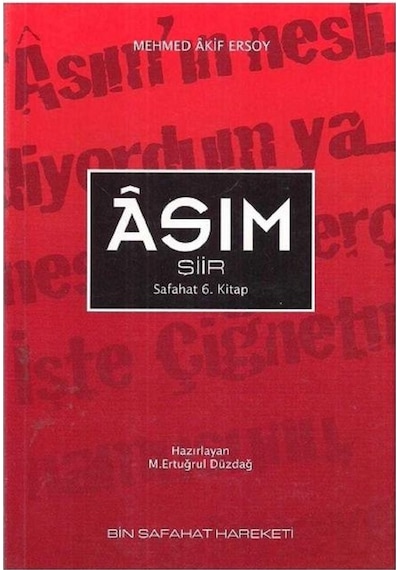 Asım Şiir Safahat 6. Kitap Mehmed Akif Ersoy - M. Ertuğrul Düzdağ
