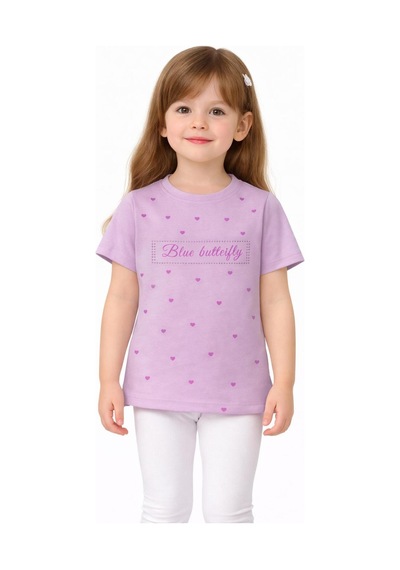 Yale Kids 1 4 Yaş Kız Çocuk Tişört Lila