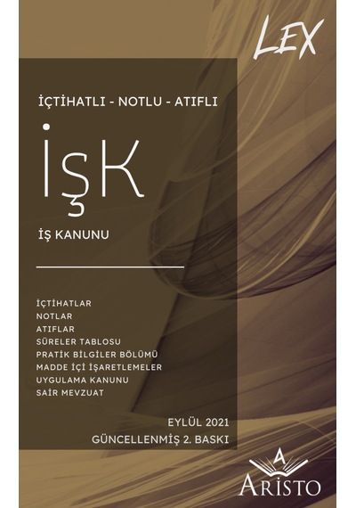 Lex İş Kanunu İşk N11.2724