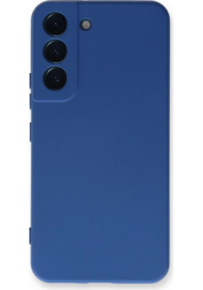 Samsung Galaxy S23 Kılıf Nano İçi Kadife Silikon - Mavi