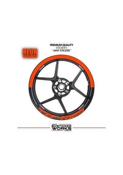 Yamaha Yzf-r125 Jant Şeridi Yarım Jant Kaplama & Yzf-r125 Yazı Sticker Seti 46196976