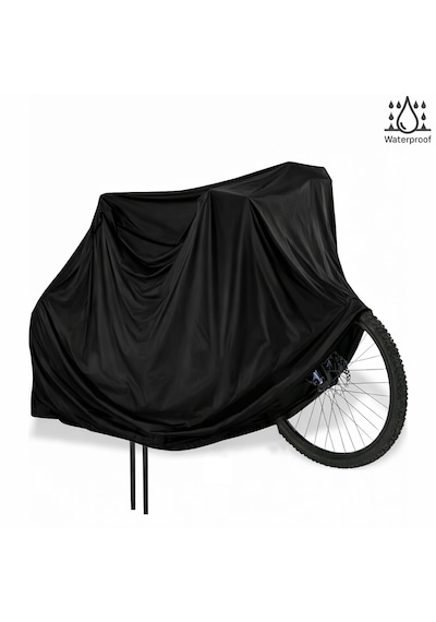 Microcase Su Geçirmez 4 Mevsim Kullanım Bisiklet Brandası 185x110x70 Cm Al5509 Siyah