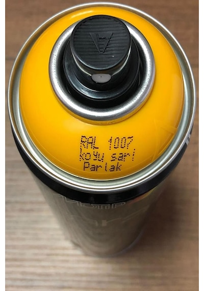 Motip Carat Ral1007 Koyu Sarı Parlak Sprey Boya 400 ML