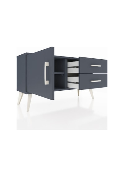 Arges Şifonyer Tek Raflı 2 Çekmeceli Tek Kapaklı 88x30x48 Antrasit-antrasit Antrasit Arges Şifonyer Tek Raflı 2 Çekmeceli Tek Kapaklı 88x30x48 Antrasit-antrasit Antrasit