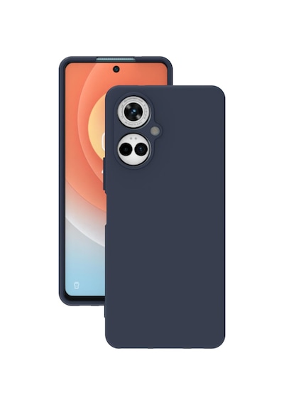 Tecno Camon 19 Pro Kılıf Kamera Korumalı Silikon Rubber Arka Kapak Lacivert