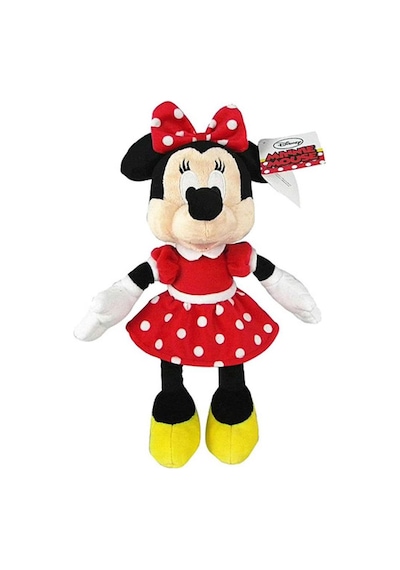 3414 Peluş Minnie  Kırmızı Elbiseli 25 cm -Sunman