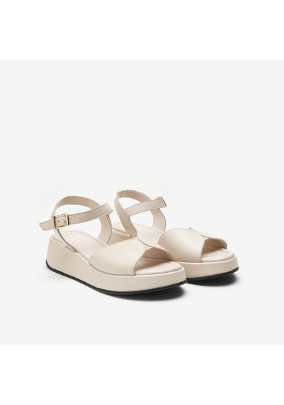 Burro Sandalet Kadın 04m2 Frau Wıth Ankle Strap Beyaz