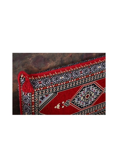 1.kalite Şark Köşesi Takımı Konsepti Yahyalı Kırmızı Modeli Sünger Dahil 13 Parça Bordo