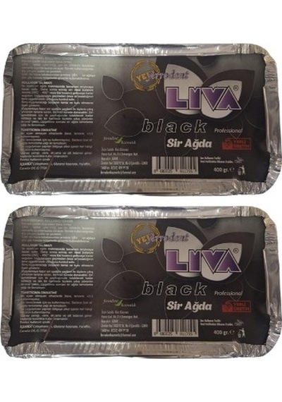 Liva Black Professional Kalıp Sir Ağda 2 x 400 G