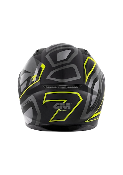 50.7 Proton Mat Tıtanıum-sarı Kask Tek Renk